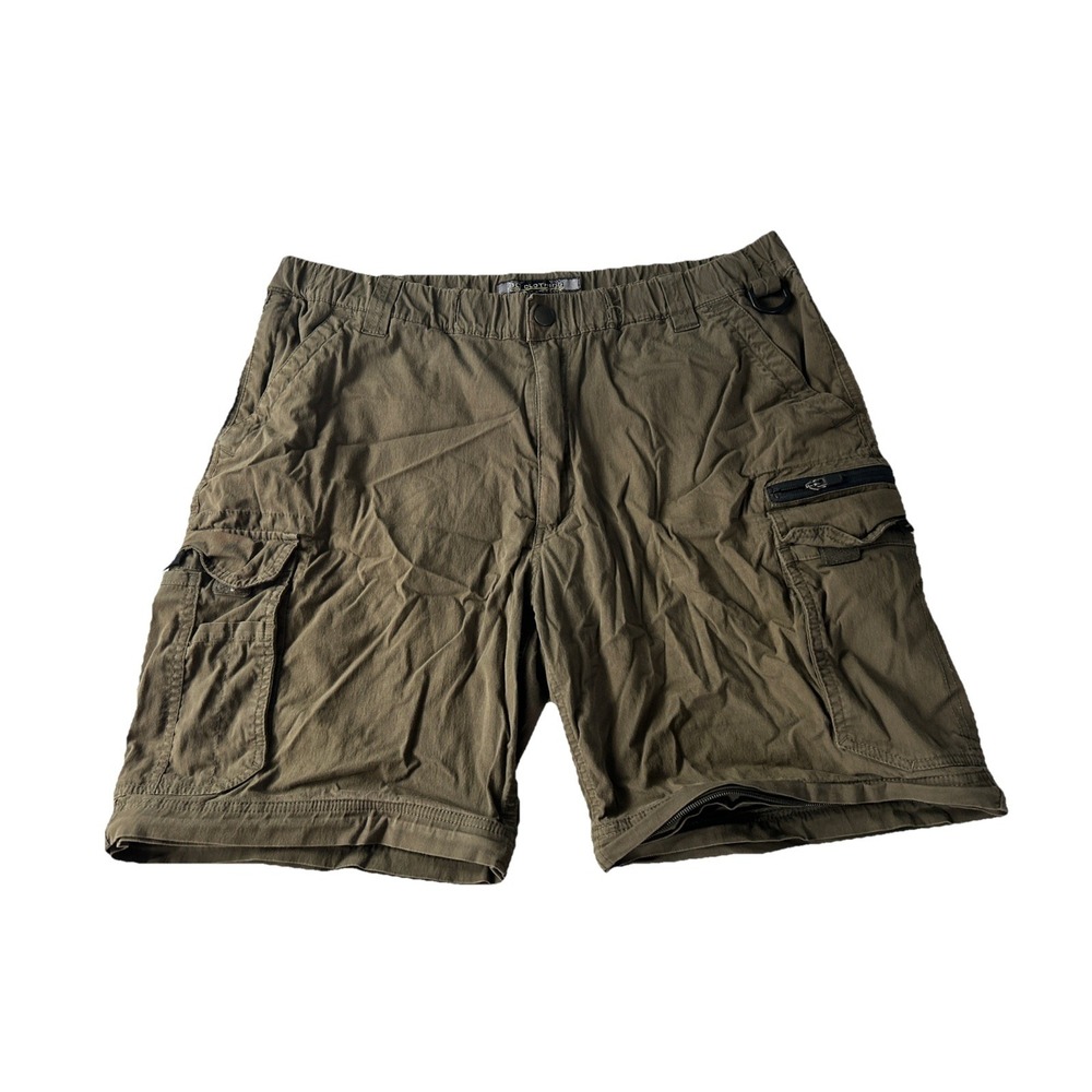 BC Clothing Mens Cargo Short XXL 37 x 8" Inseam Green